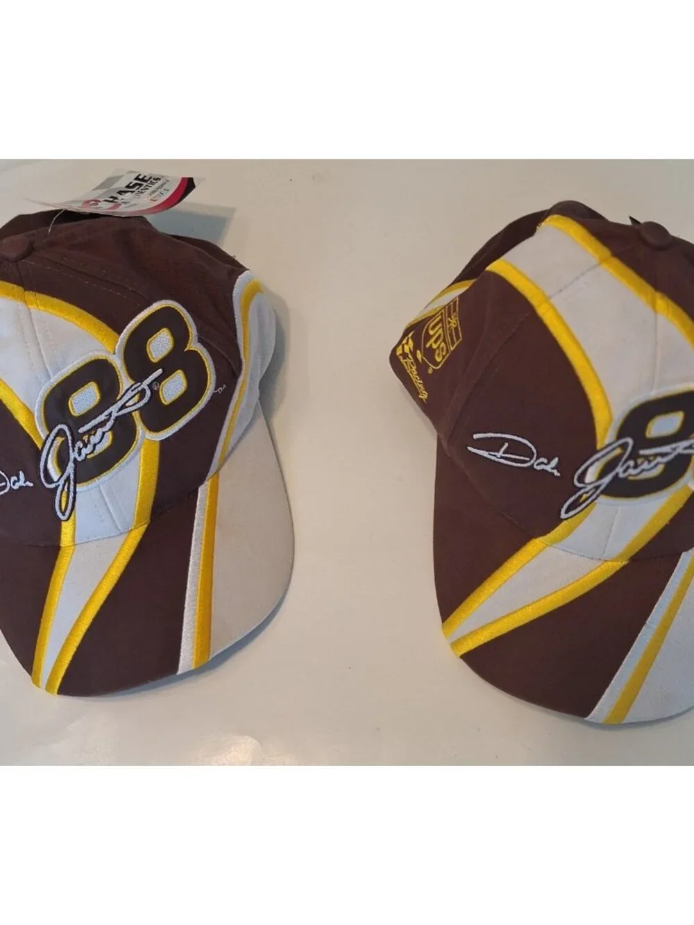 Dale Jarrett UPS #88 Chase Authentics Hat   NASCAR Racing RYR New Lot Of Two